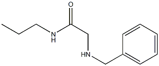 2-(benzylamino)-N-propylacetamide 结构式