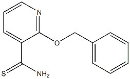 2-(benzyloxy)pyridine-3-carbothioamide 结构式