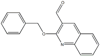 2-(benzyloxy)quinoline-3-carbaldehyde 结构式