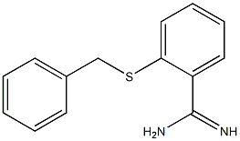 2-(benzylsulfanyl)benzene-1-carboximidamide 结构式