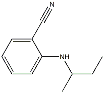 2-(butan-2-ylamino)benzonitrile 结构式
