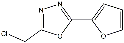 2-(chloromethyl)-5-(furan-2-yl)-1,3,4-oxadiazole 结构式