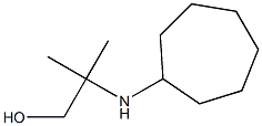 2-(cycloheptylamino)-2-methylpropan-1-ol 结构式