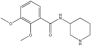 2,3-dimethoxy-N-piperidin-3-ylbenzamide 结构式