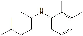 2,3-dimethyl-N-(5-methylhexan-2-yl)aniline 结构式