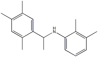 2,3-dimethyl-N-[1-(2,4,5-trimethylphenyl)ethyl]aniline 结构式