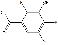2,4,5-trifluoro-3-hydroxybenzoyl chloride 结构式