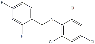 2,4,6-trichloro-N-[(2,4-difluorophenyl)methyl]aniline 结构式