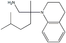 2,5-dimethyl-2-(1,2,3,4-tetrahydroquinolin-1-yl)hexan-1-amine 结构式