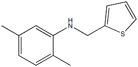 2,5-dimethyl-N-(thiophen-2-ylmethyl)aniline 结构式