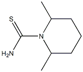 2,6-dimethylpiperidine-1-carbothioamide 结构式