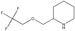 2-[(2,2,2-trifluoroethoxy)methyl]piperidine 结构式