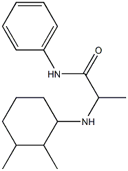 2-[(2,3-dimethylcyclohexyl)amino]-N-phenylpropanamide 结构式