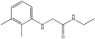 2-[(2,3-dimethylphenyl)amino]-N-ethylacetamide 结构式