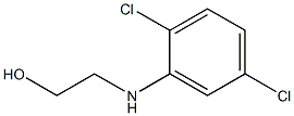 2-[(2,5-dichlorophenyl)amino]ethan-1-ol 结构式