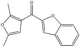 2-[(2,5-dimethylfuran-3-yl)carbonyl]-1-benzofuran 结构式