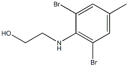 2-[(2,6-dibromo-4-methylphenyl)amino]ethan-1-ol 结构式