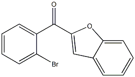 2-[(2-bromophenyl)carbonyl]-1-benzofuran 结构式