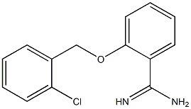 2-[(2-chlorobenzyl)oxy]benzenecarboximidamide 结构式