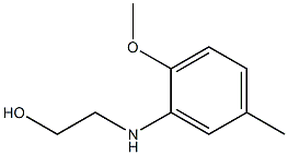 2-[(2-methoxy-5-methylphenyl)amino]ethan-1-ol 结构式