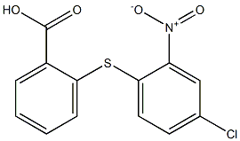 2-[(4-chloro-2-nitrophenyl)sulfanyl]benzoic acid 结构式