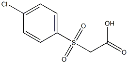 2-[(4-chlorobenzene)sulfonyl]acetic acid 结构式
