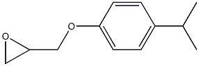 2-[(4-isopropylphenoxy)methyl]oxirane 结构式