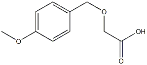 2-[(4-methoxyphenyl)methoxy]acetic acid 结构式