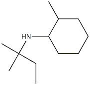 2-methyl-N-(2-methylbutan-2-yl)cyclohexan-1-amine 结构式