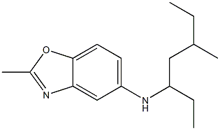2-methyl-N-(5-methylheptan-3-yl)-1,3-benzoxazol-5-amine 结构式
