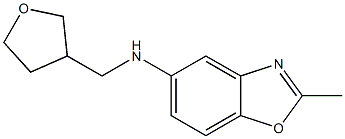 2-methyl-N-(oxolan-3-ylmethyl)-1,3-benzoxazol-5-amine 结构式