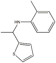 2-methyl-N-[1-(thiophen-2-yl)ethyl]aniline 结构式