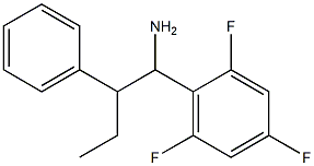 2-phenyl-1-(2,4,6-trifluorophenyl)butan-1-amine 结构式
