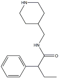 2-phenyl-N-(piperidin-4-ylmethyl)butanamide 结构式