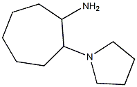 2-pyrrolidin-1-ylcycloheptanamine 结构式