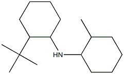 2-tert-butyl-N-(2-methylcyclohexyl)cyclohexan-1-amine 结构式