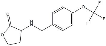 3-({[4-(trifluoromethoxy)phenyl]methyl}amino)oxolan-2-one 结构式