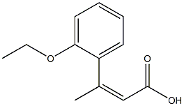 3-(2-ethoxyphenyl)but-2-enoic acid 结构式