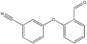 3-(2-formylphenoxy)benzonitrile 结构式