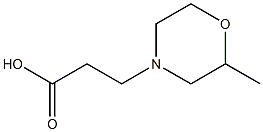 3-(2-methylmorpholin-4-yl)propanoic acid 结构式