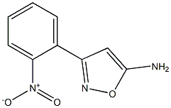 3-(2-nitrophenyl)-1,2-oxazol-5-amine 结构式