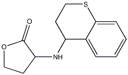 3-(3,4-dihydro-2H-1-benzothiopyran-4-ylamino)oxolan-2-one 结构式