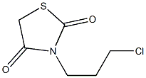 3-(3-chloropropyl)-1,3-thiazolidine-2,4-dione 结构式