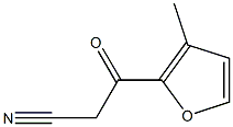 3-(3-methyl-2-furyl)-3-oxopropanenitrile 结构式