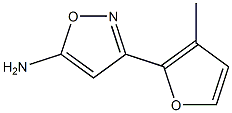 3-(3-methylfuran-2-yl)-1,2-oxazol-5-amine 结构式