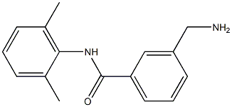 3-(aminomethyl)-N-(2,6-dimethylphenyl)benzamide 结构式