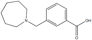 3-(azepan-1-ylmethyl)benzoic acid 结构式