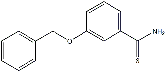 3-(benzyloxy)benzenecarbothioamide 结构式