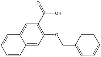 3-(benzyloxy)naphthalene-2-carboxylic acid 结构式