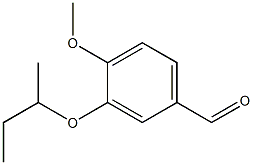 3-(butan-2-yloxy)-4-methoxybenzaldehyde 结构式